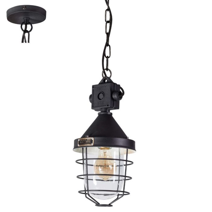 ETH Hanglamp Bond zwart 16cm 8719075184264