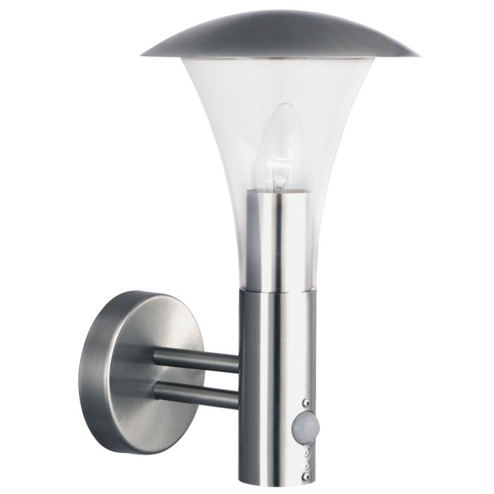 Searchlight Sensorlamp Strand staal 28cm 5013874365958