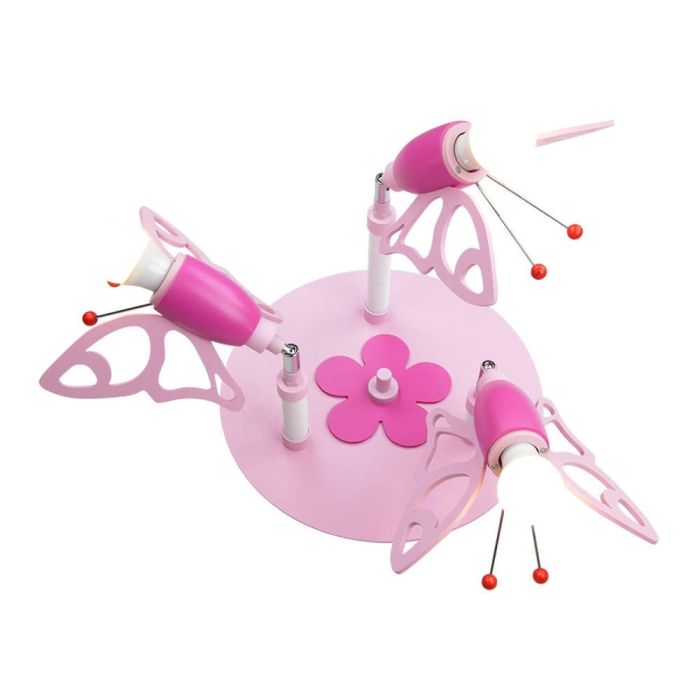 Elobra Spot Vlinder roze 40cm 4019698122846