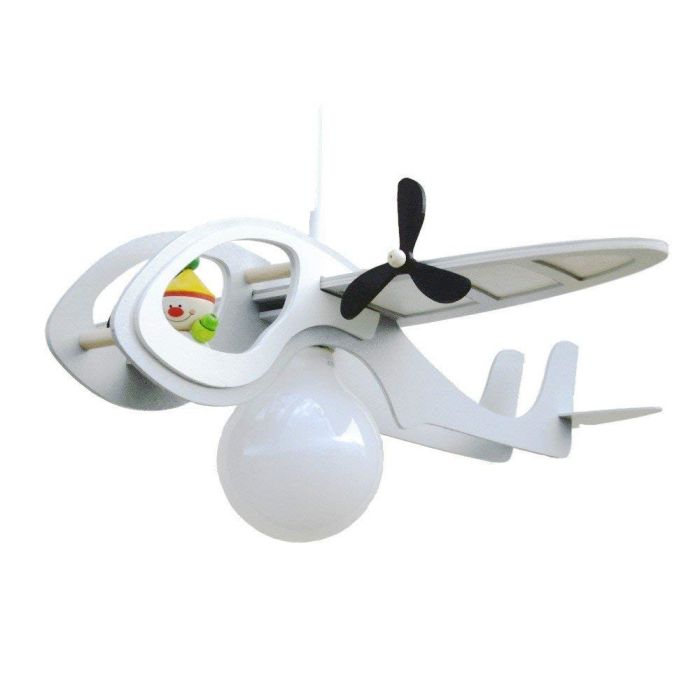 Elobra Hanglamp Vliegtuig Joe zilver 60cm 4019698125489