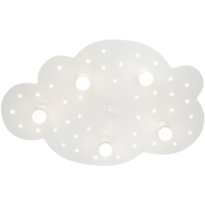 Elobra Plafondlamp Wolk wit 75cm 4019698126295