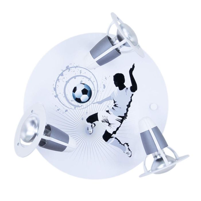 Elobra Spot Voetbal zilver 30cm  4019698128299