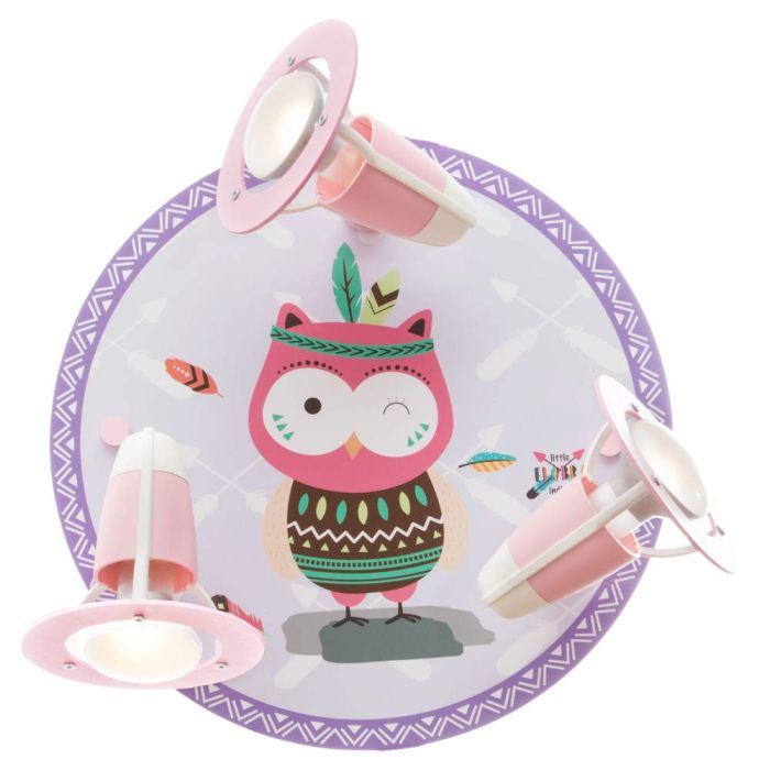 Elobra Spot Uil Hannah lila 30cm 4019698136072