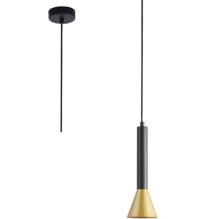 Searchlight Hanglamp Signal goud 9cm 5053423252063