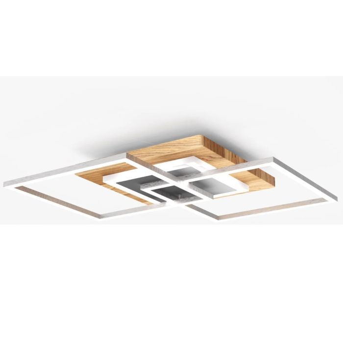 Elobra Plafondlamp Panama eik 40cm 4019698139097