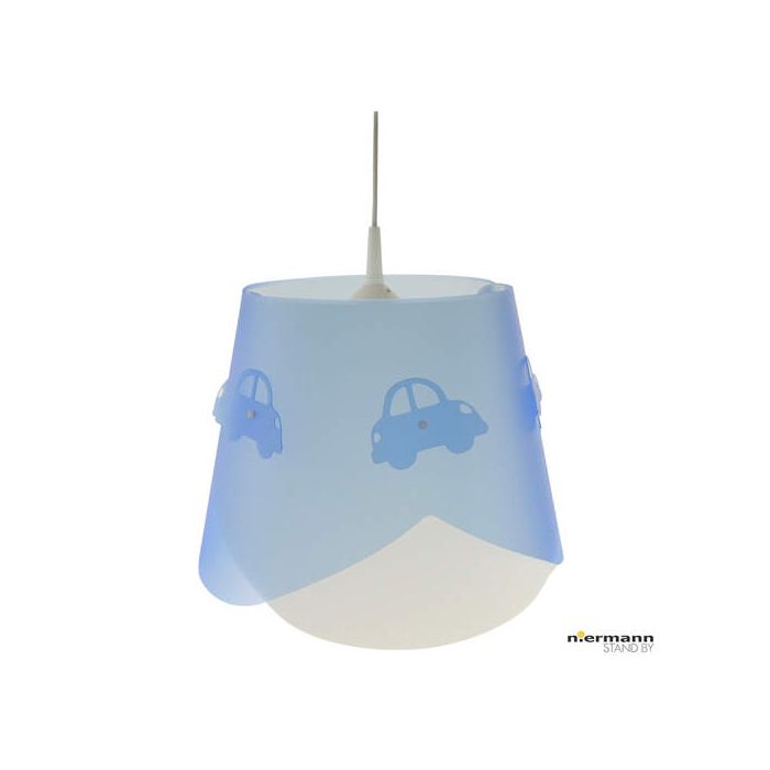 Niermann Standby Hanglamp Piet blauw 34cm 4036239001514