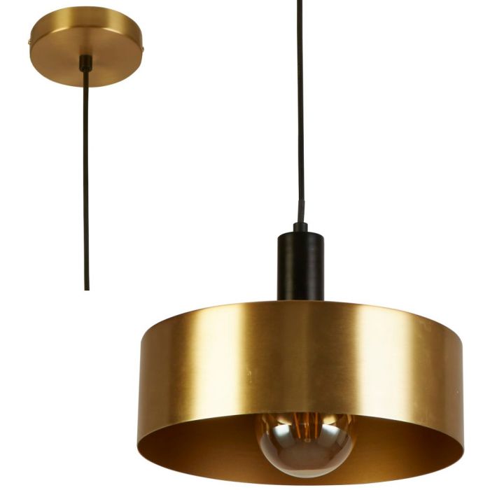 Searchlight Hanglamp Knox goud 30cm 5053423251806