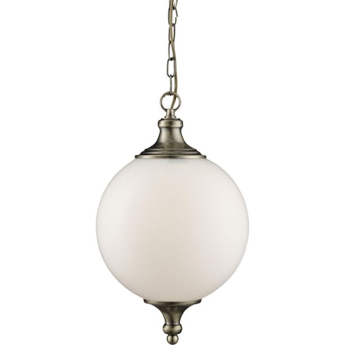 Searchlight Hanglamp Vulcan opaal 25cm 5053423039138