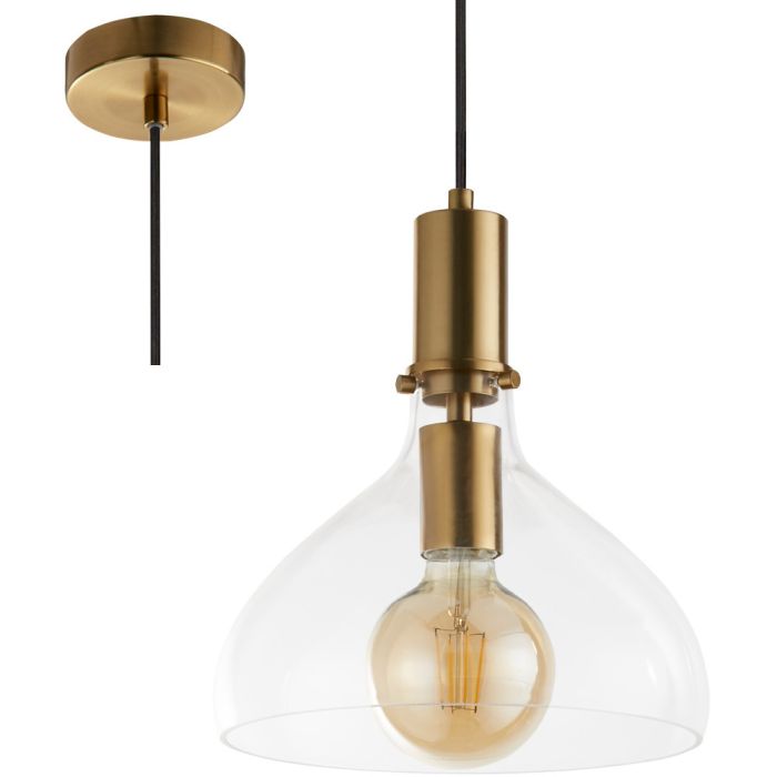 Searchlight Hanglamp Margarita messing 25cm 5053423243078