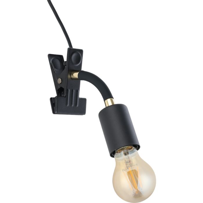 Eglo Klemlamp Parrini zwart 25cm 9002759316488