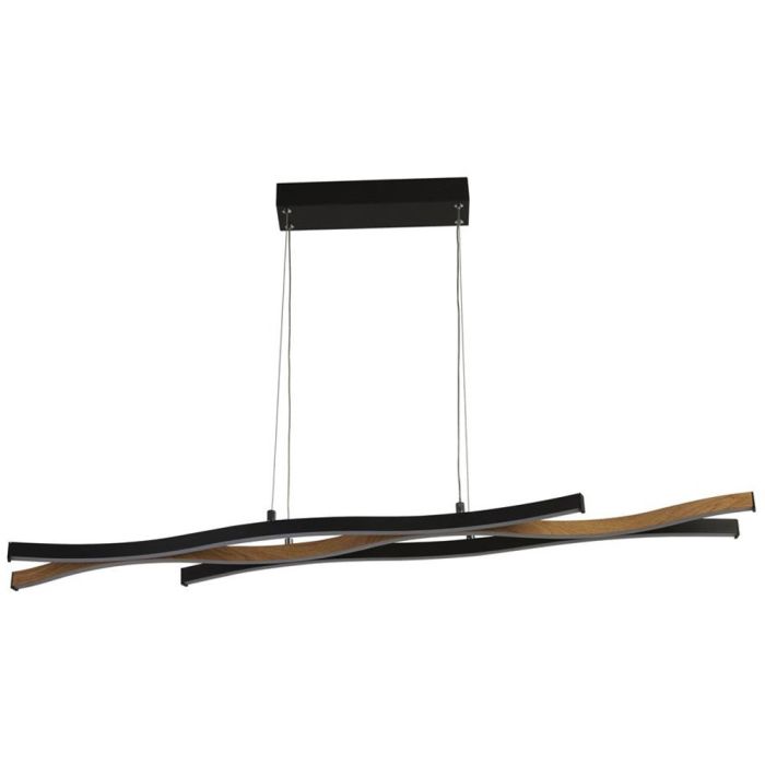 Searchlight Hanglamp Bloom zwart 108cm 5053423226552