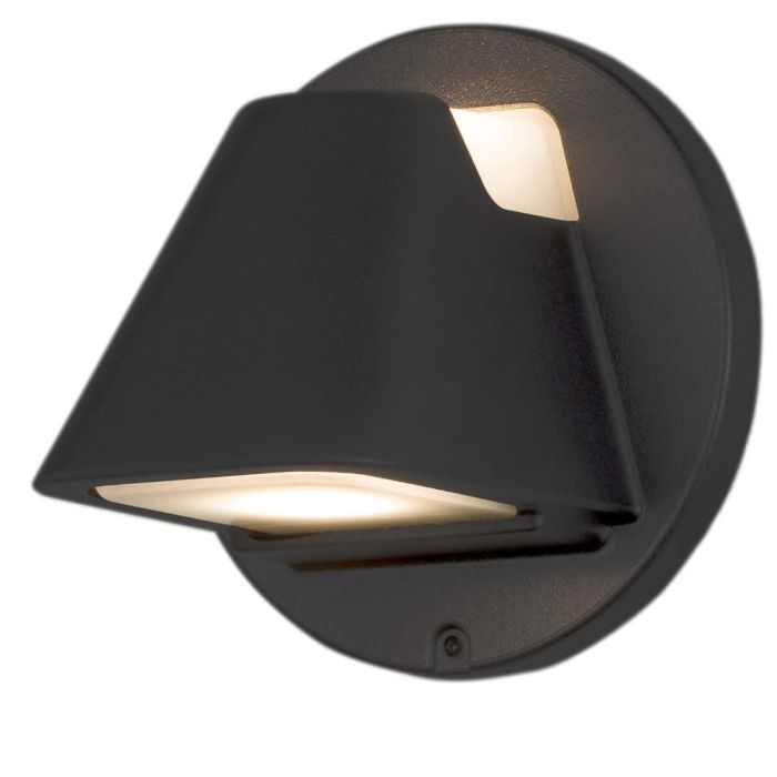 Konstsmide Wandlamp Hild zwart 20cm 7318304267504
