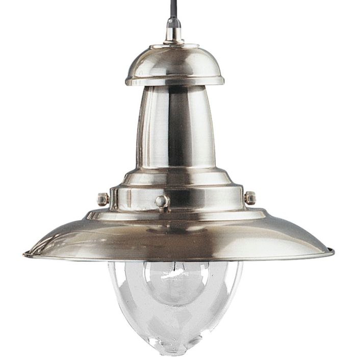 Searchlight Hanglamp Fisherman zilver 32cm 5013874201218