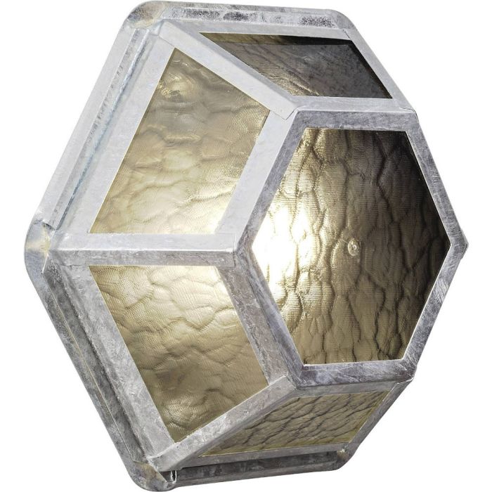 Konstsmide Wandlamp Castor zink 30cm 7318305333208