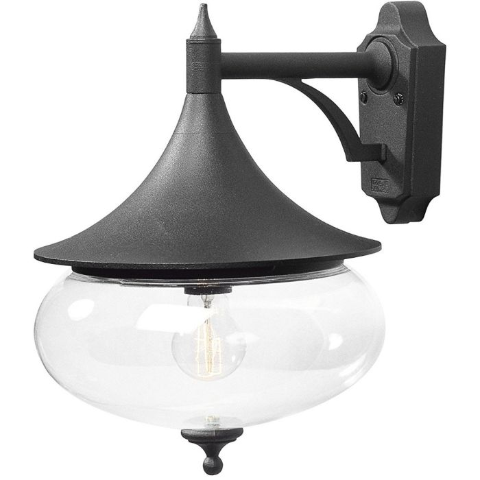 Konstsmide Wandlamp Libra zwart 39cm 7318305817500