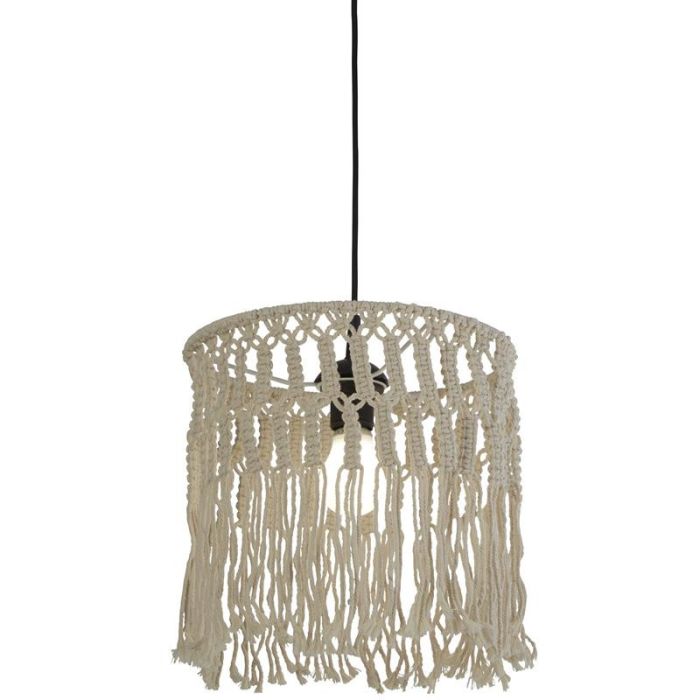 Searchlight Hanglamp Bahama macrame 32cm 5053423254371