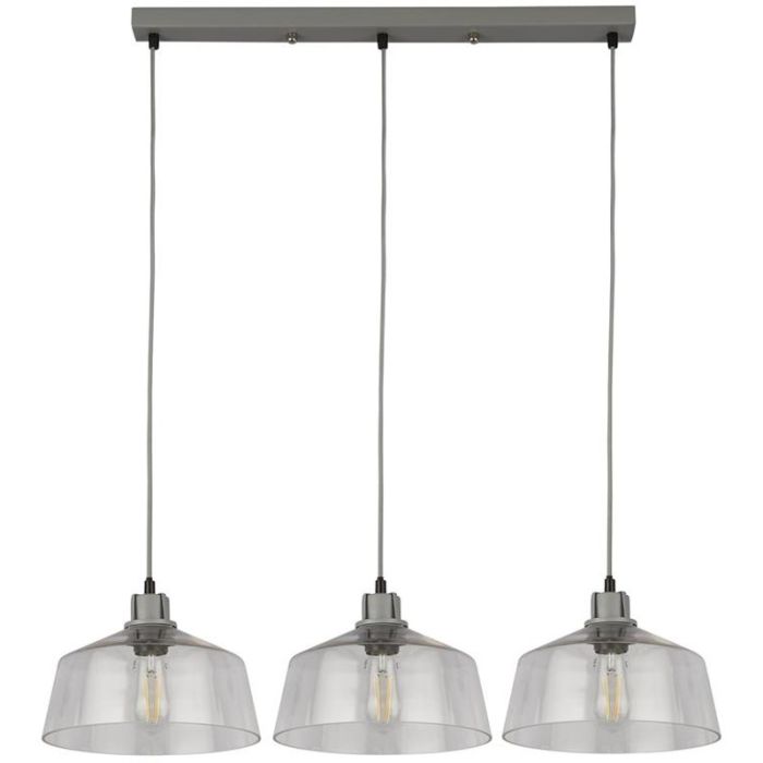 Searchlight Hanglamp Odeon grijs 80cm 5053423252902