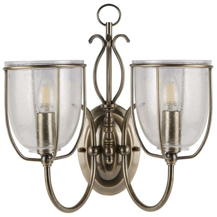 Searchlight Wandlamp Silhouette brons 35cm 5013874207616