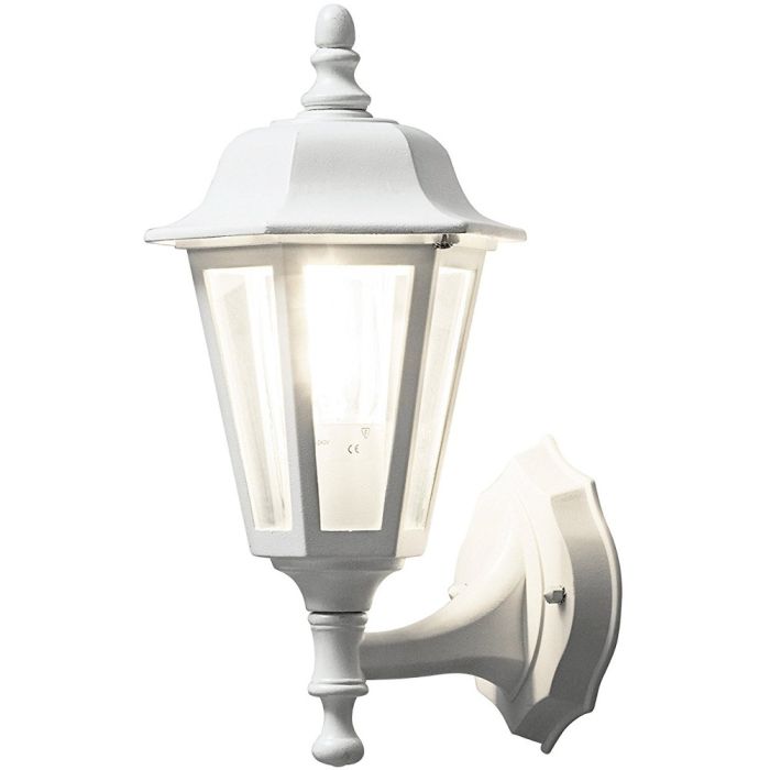 Konstsmide Wandlamp hexagon wit 31cm 7318307094251