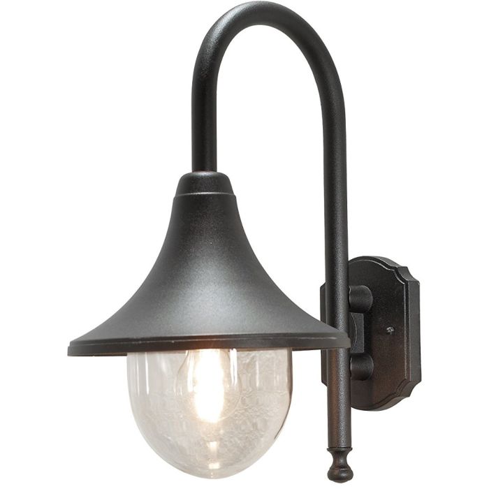 Konstsmide Wandlamp Bari zwart 44cm 7318307237757