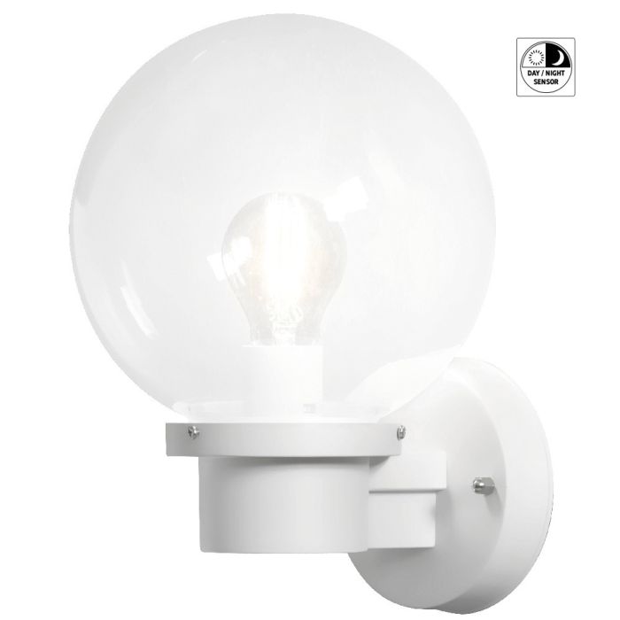 Konstsmide Sensorlamp Nemi wit 29cm 7318307322255