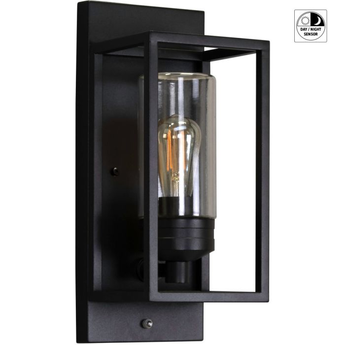 Konstsmide Sensorlamp Trani zwart 33cm 7318307353754