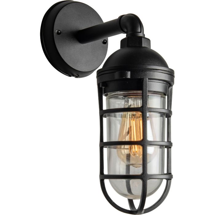 Konstsmide Wandlamp Olbia zwart 33cm 7318307355758