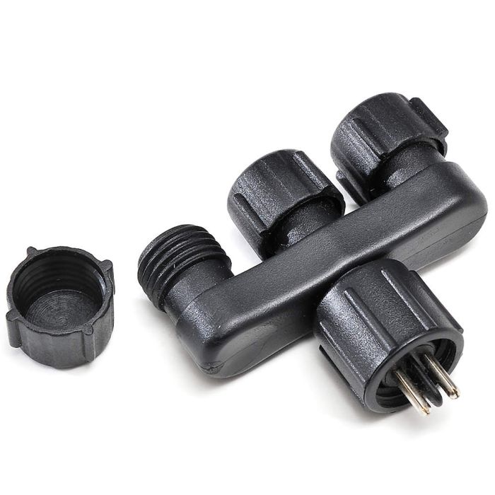 Konstsmide Splitter 12v systeem zwart  7318307449006