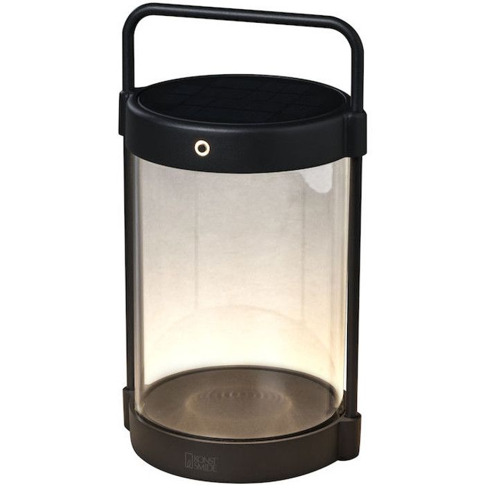 Konstsmide Terraslamp Crotone solar zwart 30cm 7318307822755