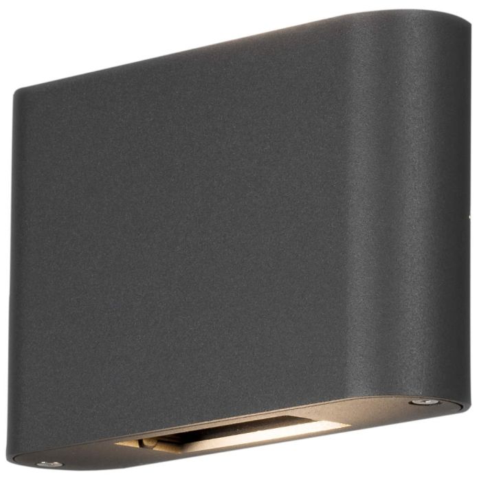 Konstsmide Wandlamp Chieri antraciet 18cm 7318307854374