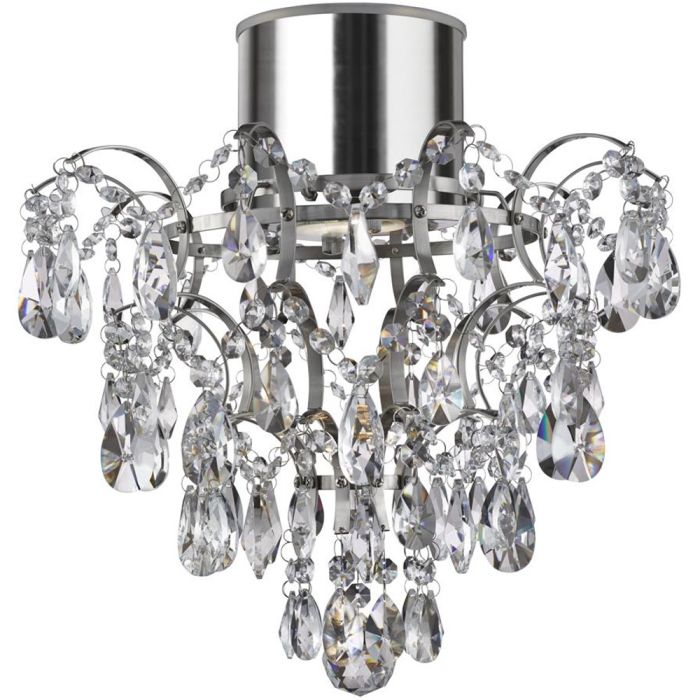 Searchlight Plafondlamp Belle kristal 36cm 5053423076959