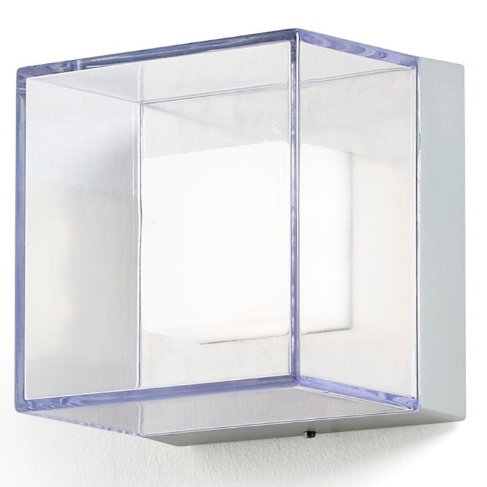 Konstsmide Wandlamp San Remo zilver 14cm 7318307924312
