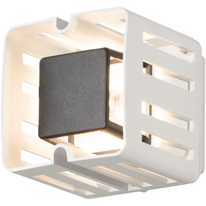 Konstsmide Wandlamp Pescara wit 11cm 7318307978254