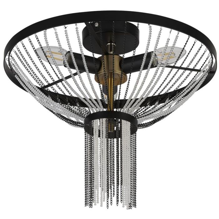 Searchlight Plafonniere Baguette messing 40cm 5053423193083