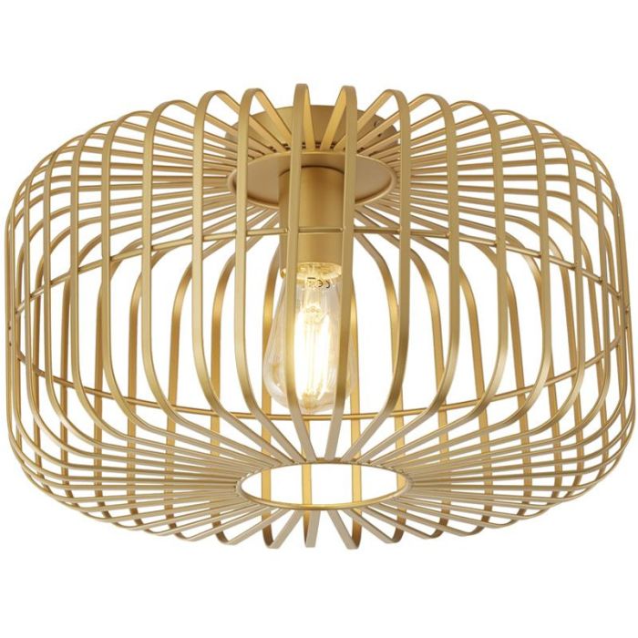 Searchlight Plafonniere Crib goud 40cm 5053423252513