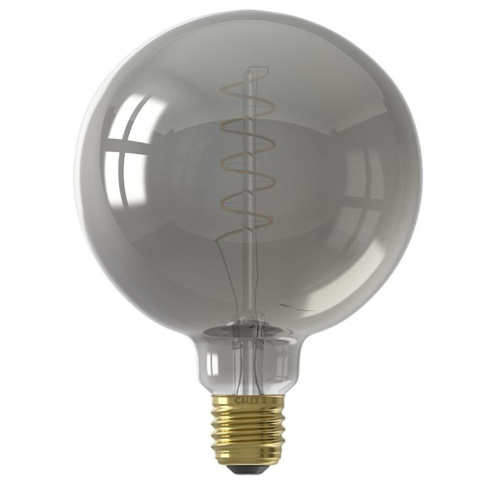 Calex G125 E27 globe 4w 136lm titanium 8712879152224