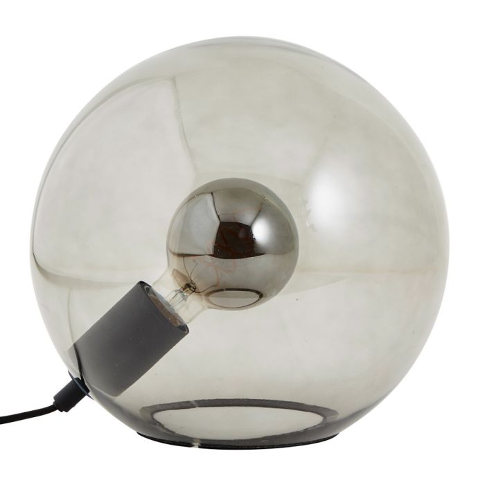 Brilliant Tafellamp Belado rookglas 24cm 4004353428418