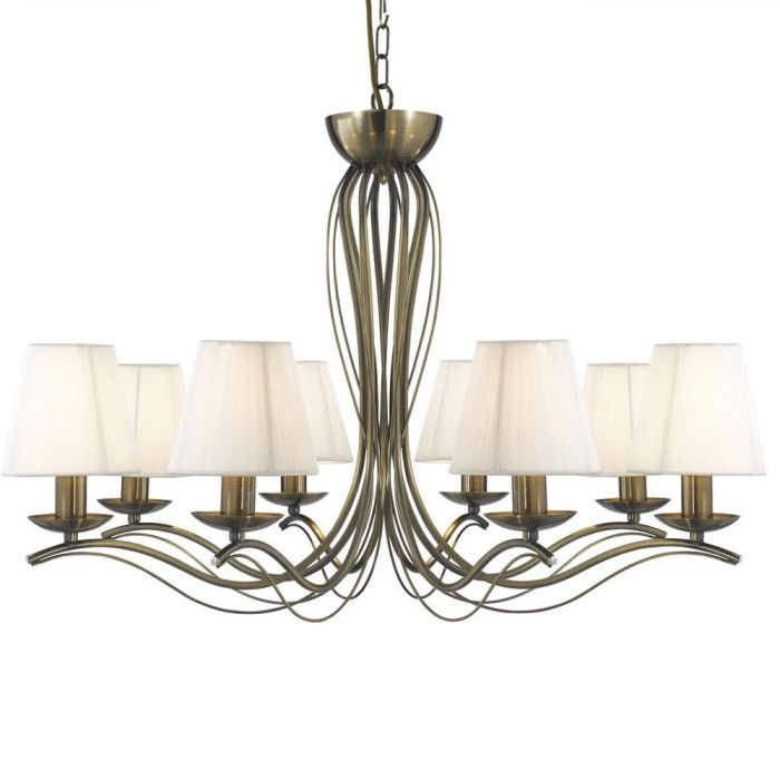 Searchlight Kroonluchter Andretti brons 76cm 5013874388315