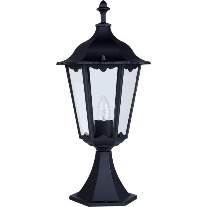 Searchlight Sokkellamp Alex zwart 55cm 5013874157935