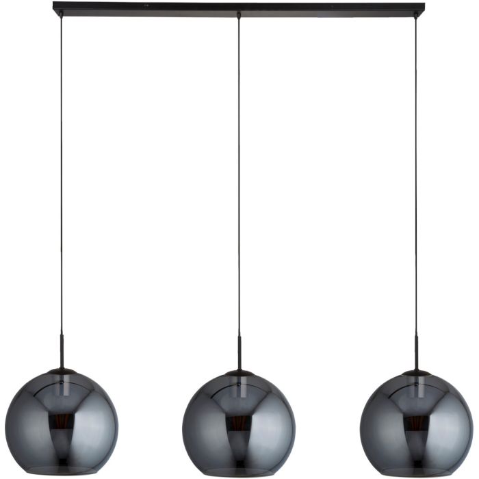 Searchlight Hanglamp Amsterdam zwart 146cm 5053423150840