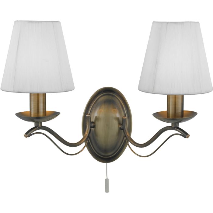 Searchlight Wandlamp Andretti brons 37cm 5013874402660