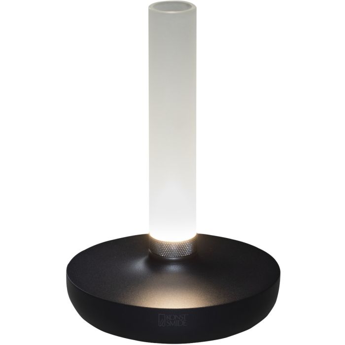 Konstsmide Vaasje Biarritz zwart 21cm 7318308277530