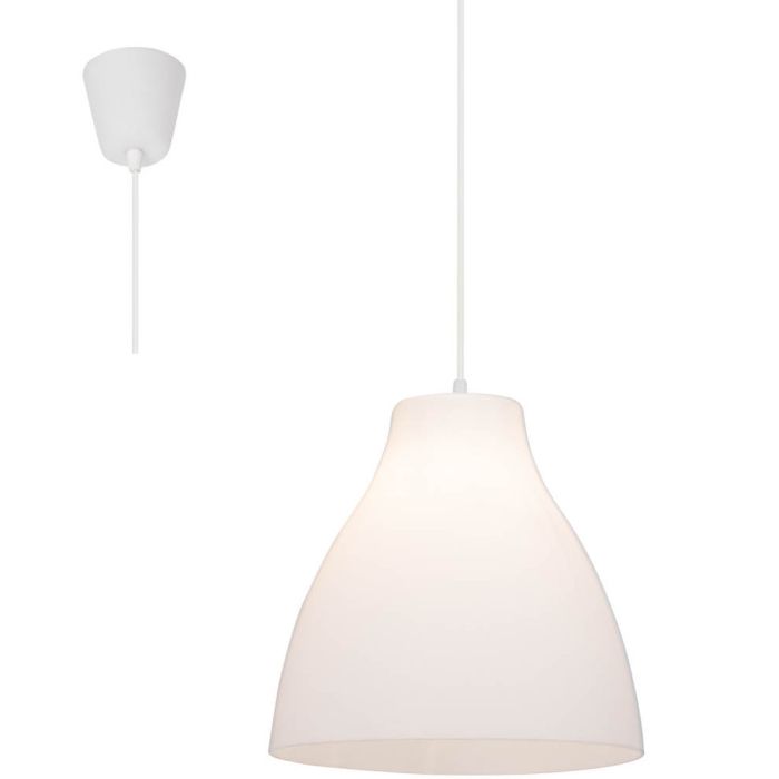 Brilliant Hanglamp Bizen wit 28cm 4004353182914