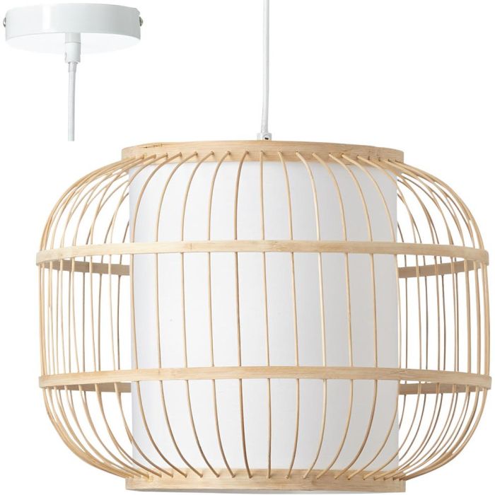 Brilliant Hanglamp Bones bamboe 40cm 4004353379826
