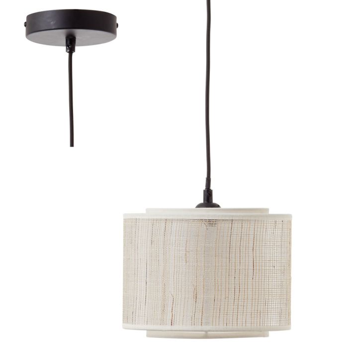 Brilliant Hanglamp Odar beige 22cm 4004353394706