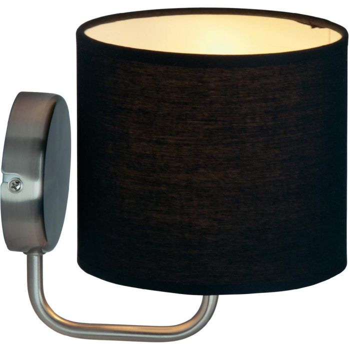 Brilliant Wandlamp Sandra zwart 18cm 4004353152818