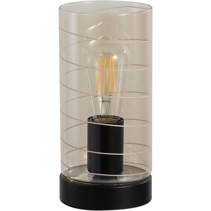 Searchlight Tafellamp Broughton amber 23cm 5053423300863