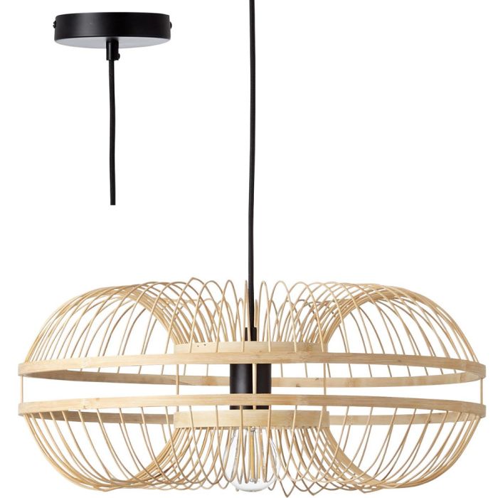 Brilliant Hanglamp Busan bamboe 48cm 4004353377136