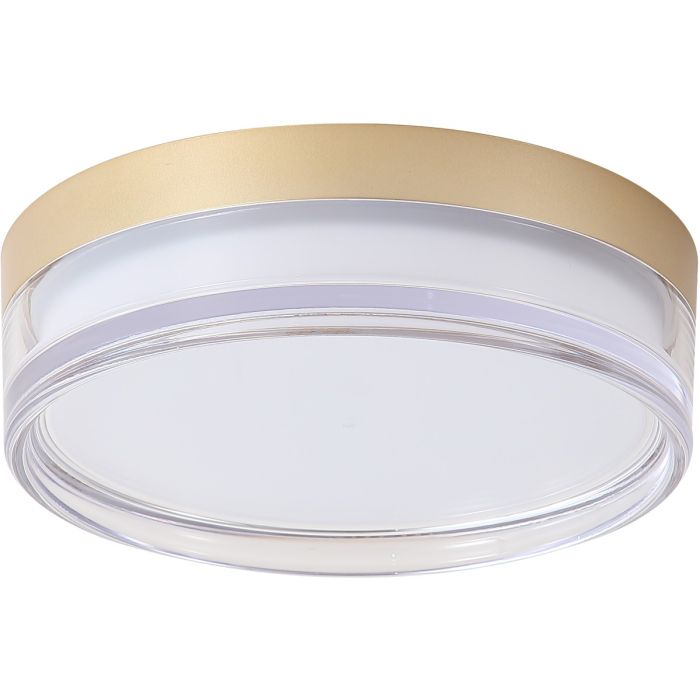 Searchlight Plafondlamp Button goud 23cm 5053423330174