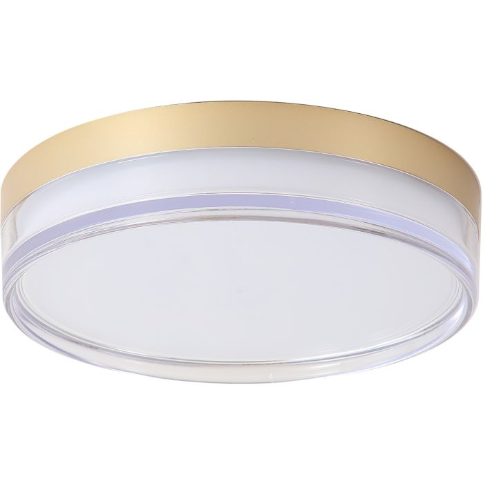 Searchlight Plafondlamp Button goud 30cm 5053423330143